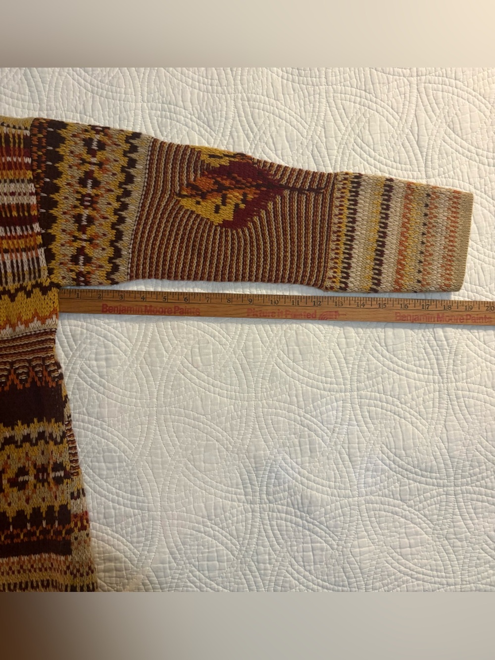 Coldwater Creek Chasing Leaves Cardigan Sweater Small - Picture 5 of 8